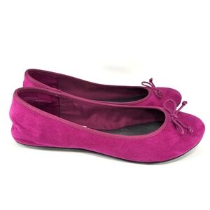 Merona Fuchsia Slip On, Ballet Flats. Women's Size 6.5M
